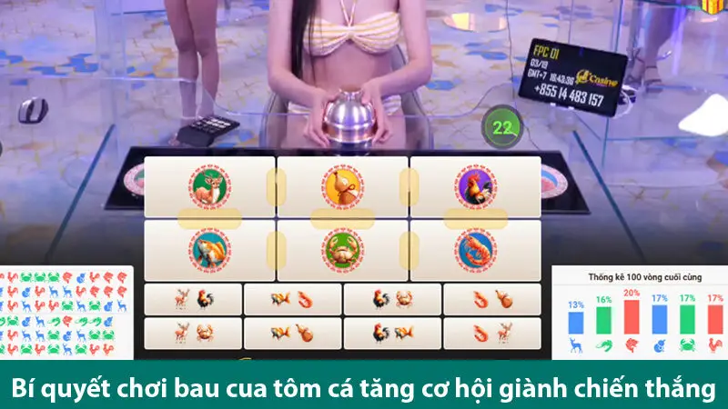 Áp dụng chiến thuật và các bí quyết để chơi Bầu Cua live toàn thắng